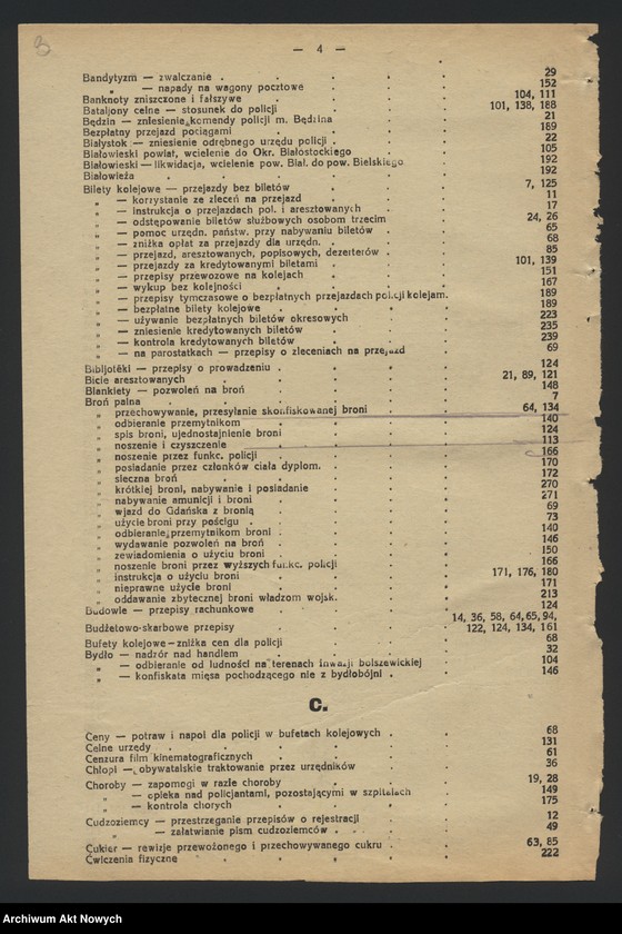 image.from.unit.number "Rozkazy Komendanta Głównego Policji Komunalnej i Milicji Ludowej nr 1-2. Rozkazy Komendanta Głównego Policji Państwowej nr 3-200. Skorowidz do rozkazów Komendanta Głównego Policji Państwowej nr 1-275."