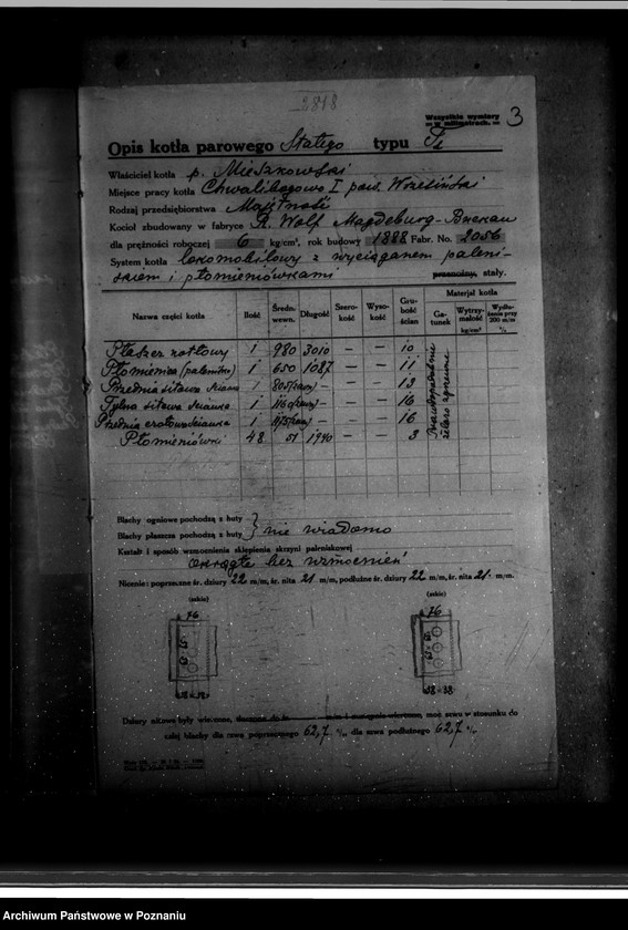 Obraz 7 z jednostki "Majętność Chwalibogowo I powiat wrzesiński własność Mieszkowskiego nr woj. kotła 5782"