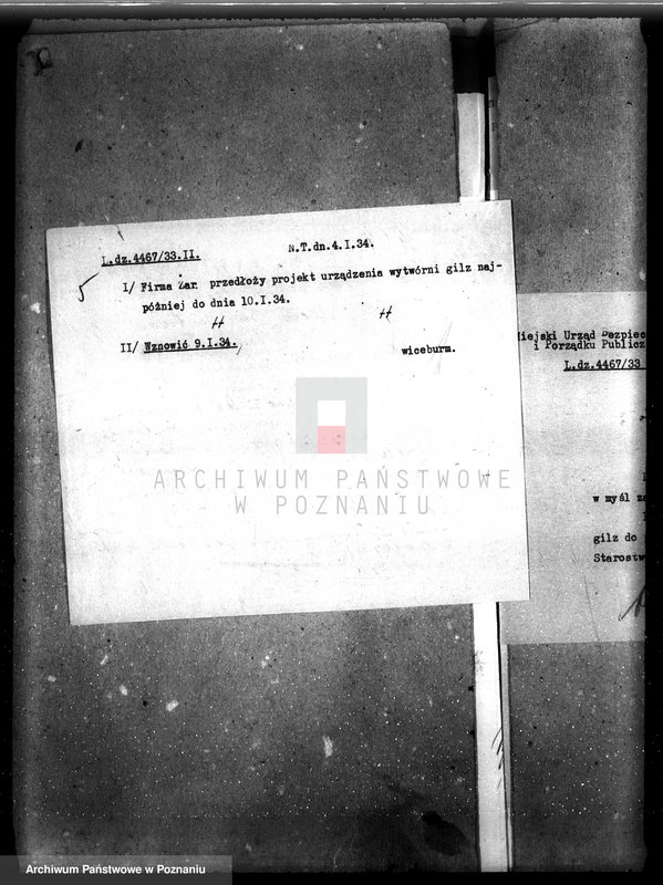 Obraz 9 z jednostki "Zatwierdzenie zakładu przemysłowego firmy "Żar" /fabryki tutek do papierosów/ w Nowym Tomyślu"