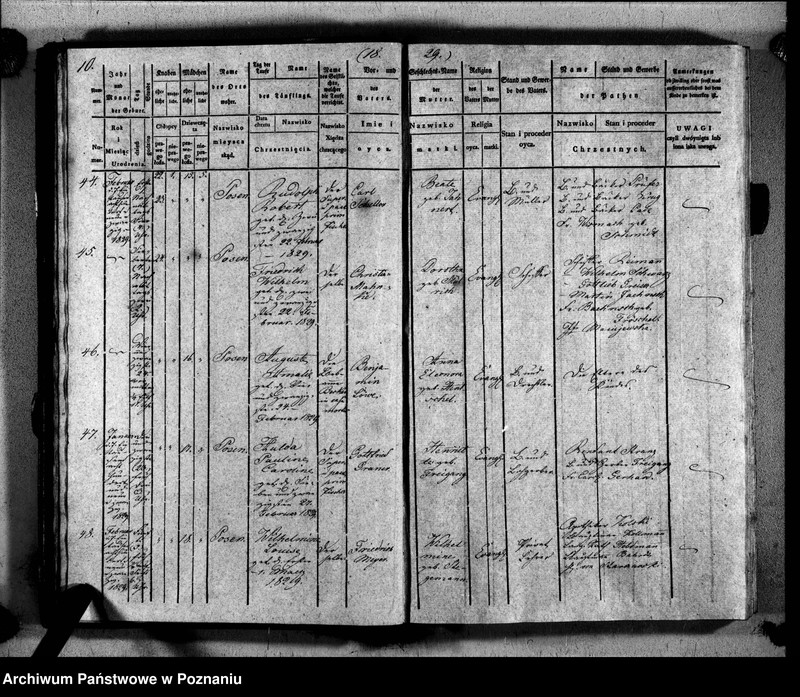 Obraz 13 z jednostki "Duplikat der Getauften, Getrauten, Verstorbenen"