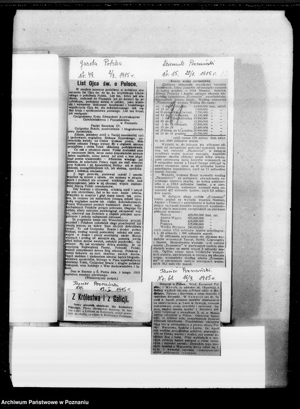 Obraz 19 z jednostki "Wiadomości wojenne z frontu walk [wycinki prasowe]"