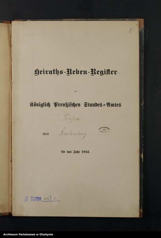 image.from.unit.number "Heiraths-Neben-Register Nr 1 - 18"