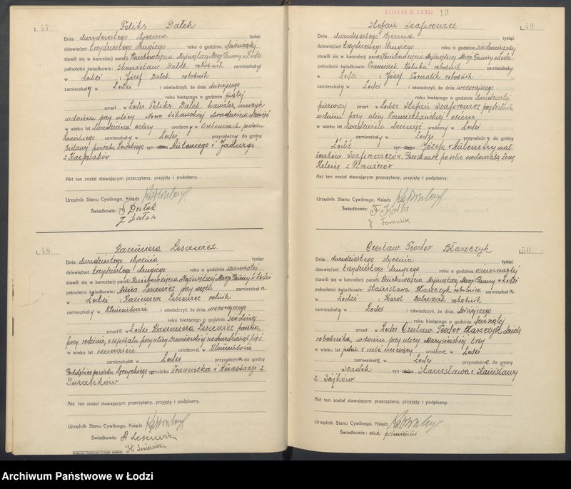 Obraz 15 z jednostki "Akta zgonów"