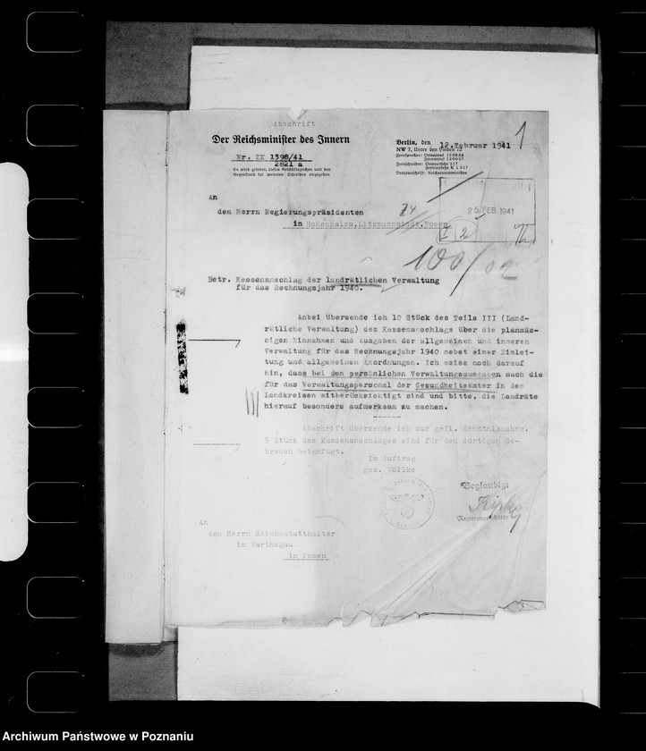 Obraz 5 z jednostki "Fundusze- Landrätliche Verwaltung"