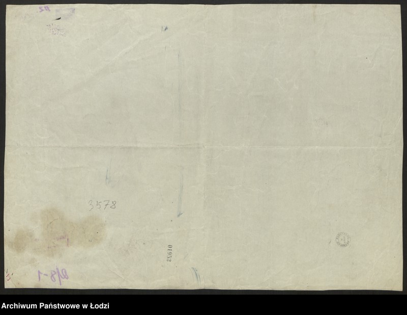 Obraz 2 z jednostki "Plan m. Łodzi 1:2000, odbitka. Sekcja NW22"