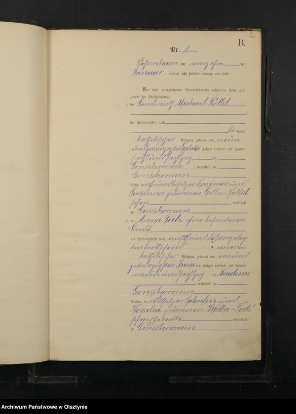 image.from.unit.number "Heiraths-Haupt-Register Nr 1 - 49"