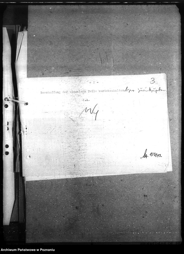 Obraz 7 z jednostki "Althütte- Kreis Scharnikau, Nordwalde, Kreis Obornik, Feldhei, Kreis Obornik (budowy na rzecz policji)"