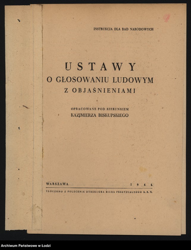 Obraz 16 z jednostki "Sprawy organizacyjne"