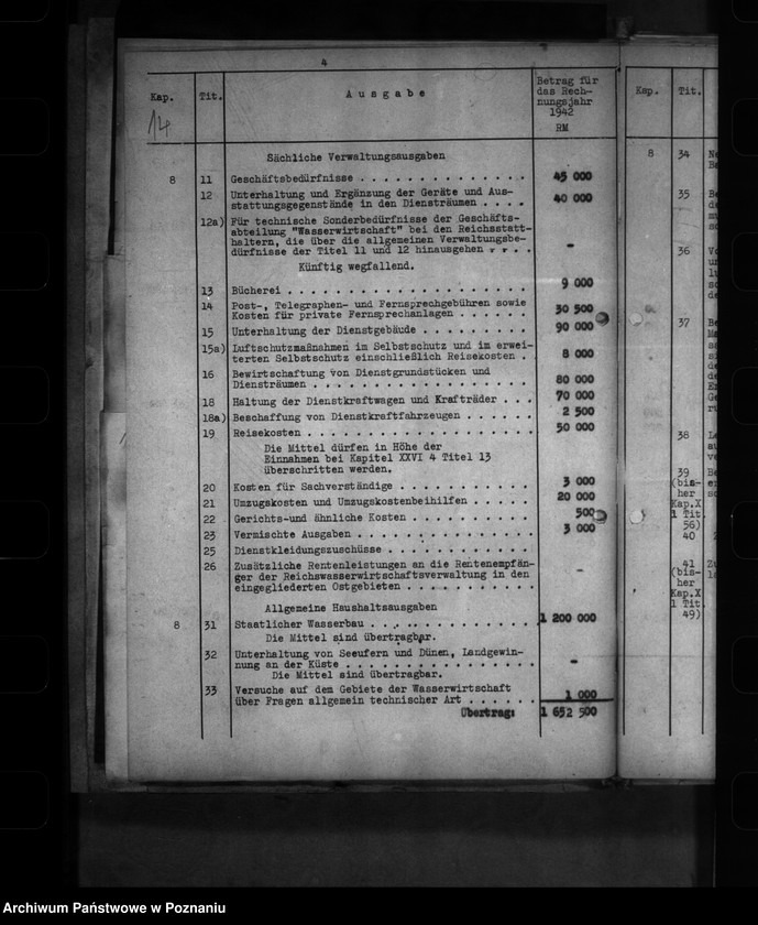 Obraz 18 z jednostki "Reichsdomänenverwaltung. Reichsbodenfonds. Reichswasserwirtschaftsverwaltung. Landeskulturverwaltung"