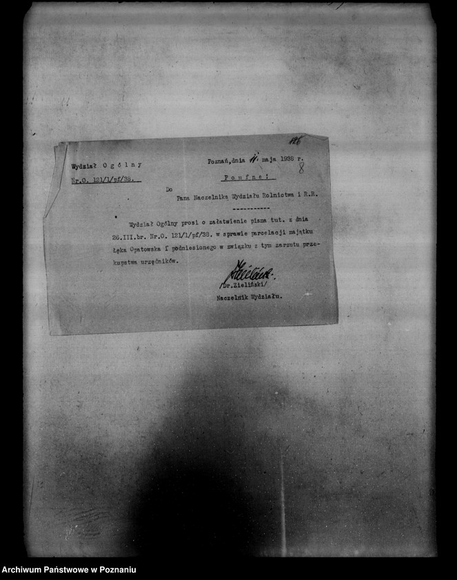 Obraz 12 z jednostki "/Sprawy parcelacji majątków ziemskich/"