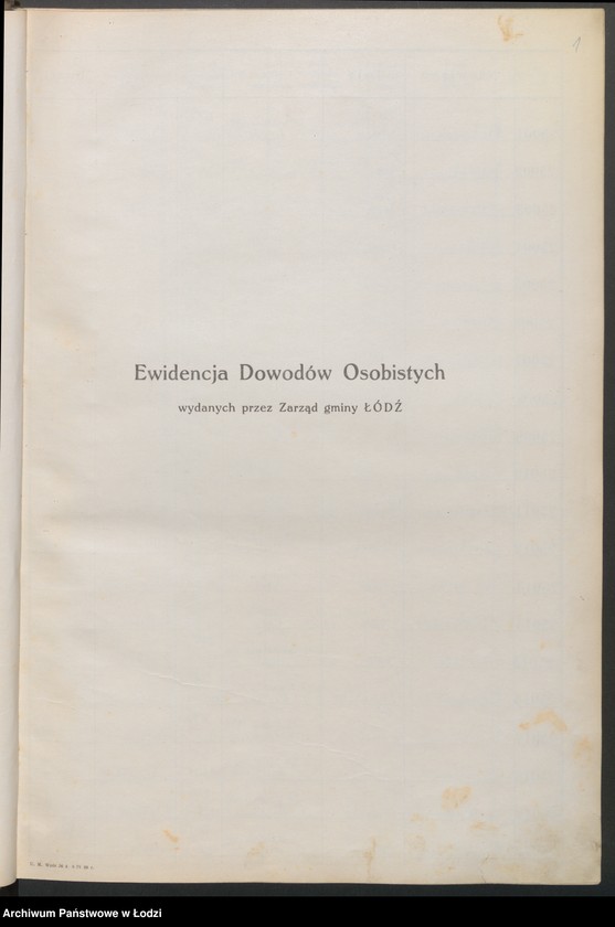 image.from.unit.number "Ewidencja dowodów osobistych wydanych przez Zarząd gminy Łódź od nr 25001 do 30000"