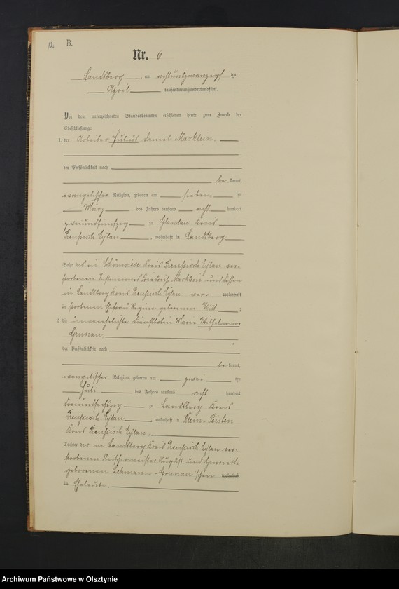 image.from.unit.number "Heiraths-Neben-Register Nr 1 - 15"