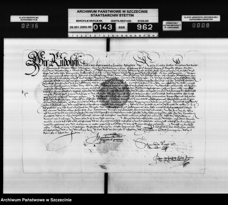 image.from.unit.number "Dorothea geb. V. Puttkamer, Witwe des Nikolaus v. Münchow zu Marsin / Martin v. Kleist zu Dargen: Einweisung in das Leibgeding und Lehngut Möllen."