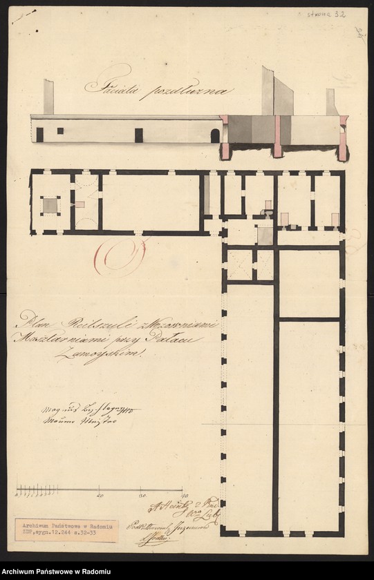 image.from.unit.number "[12 rysunków zabudowań ordynackich w Zamościu i Janowicach - dowody do zakończonego 6 CI 1817 r. protokołu likwidacyjnego Kommissyi dla Oszacowania Szkód Zamościa, dołączone przez pełnomocnika Ordynata w związku z zajęciem miasta Zamościa na twierdzę]"