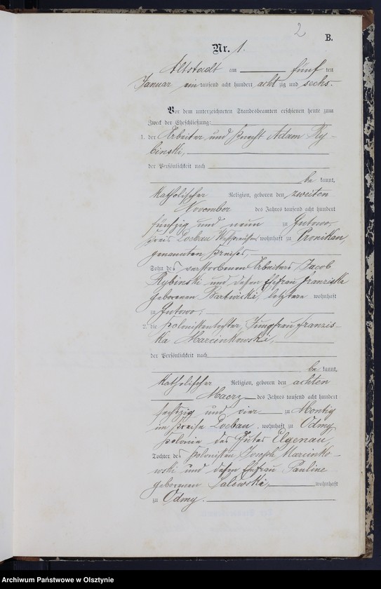 image.from.unit.number "Heiraths-Neben-Register Nr 1 - 23"