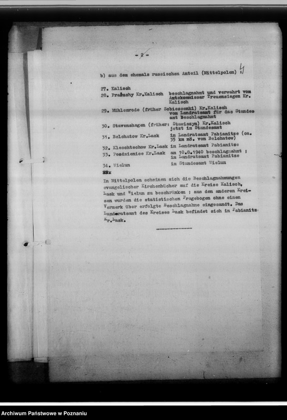 Obraz 8 z jednostki "Kirchenbücher der deutsch-evangelischen Kirche in Wartheland [korespondencja]"