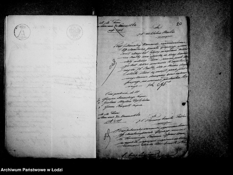 Obraz 20 z jednostki "Akta w przedmiocie osiedlania się cudzoziemców"
