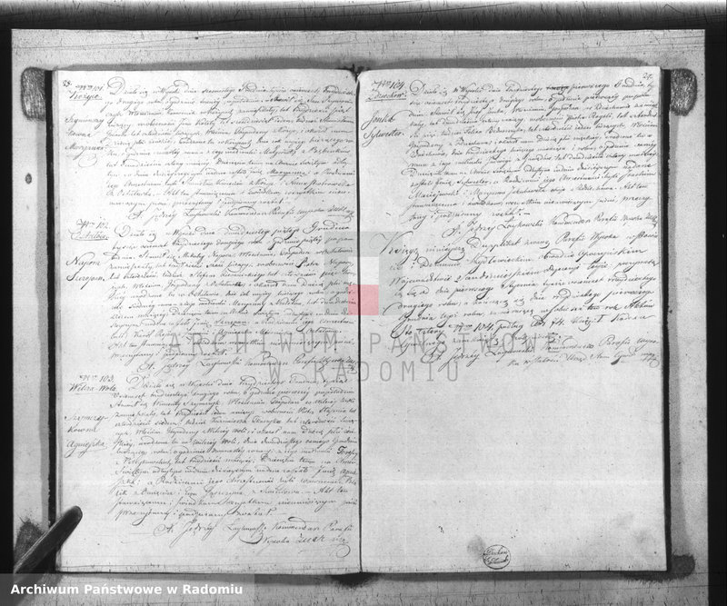 image.from.unit.number "Duplikat Książka Urodzonych, Zaślubionych i Zmarłych Parafii Wysoka w powiecie Szydłowieckim Obwodzie Opoczyńskim Województwie Sandomierskiem z roku 1832"