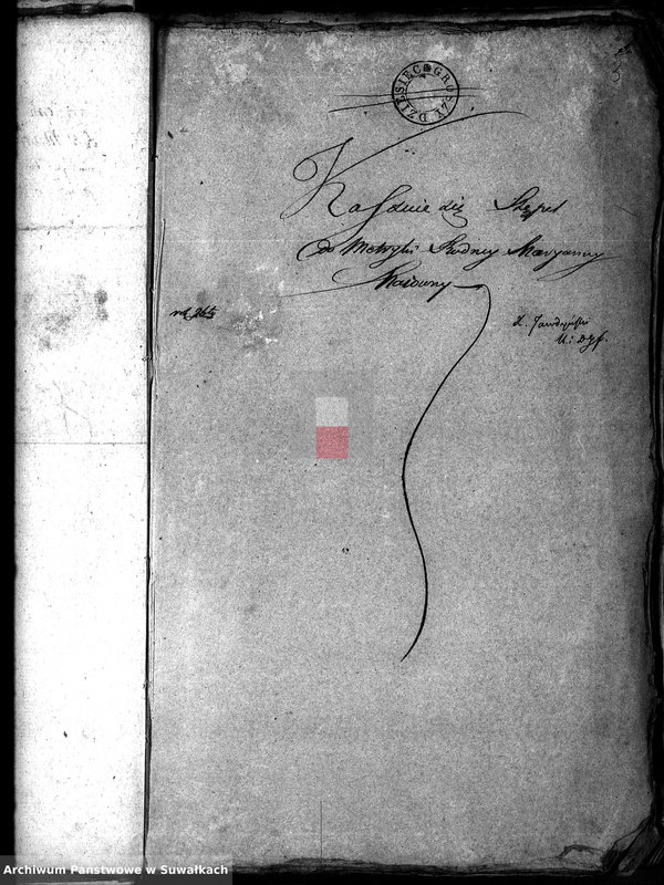 Obraz 6 z jednostki "Annexa do akt związków małżeńskich w gminie Filipońskiej w Powiecie Seyneńskim Województwie Augustowskim w roku 1821"