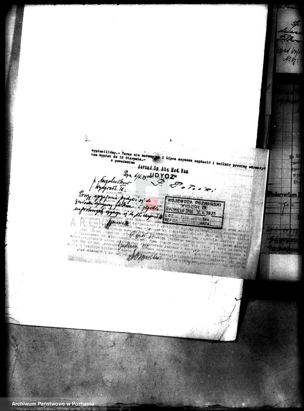 Obraz 6 z jednostki "Spłata czynszu dzierżawnego majątku państwowego Żółków"