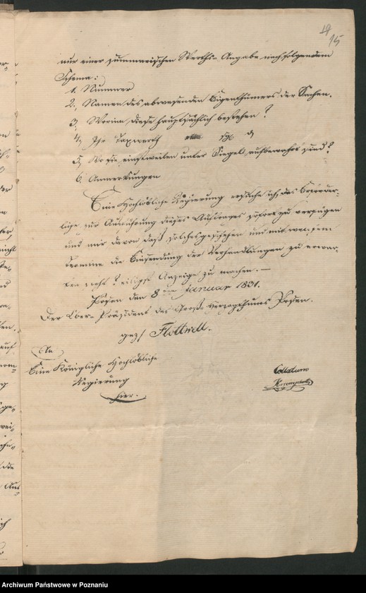 Obraz 19 z jednostki "A. betr. den nach dem Königreich Polen ausgetrittenen Gutsbesitzer Ludwik von Sczaniecki zu Boguszyn"