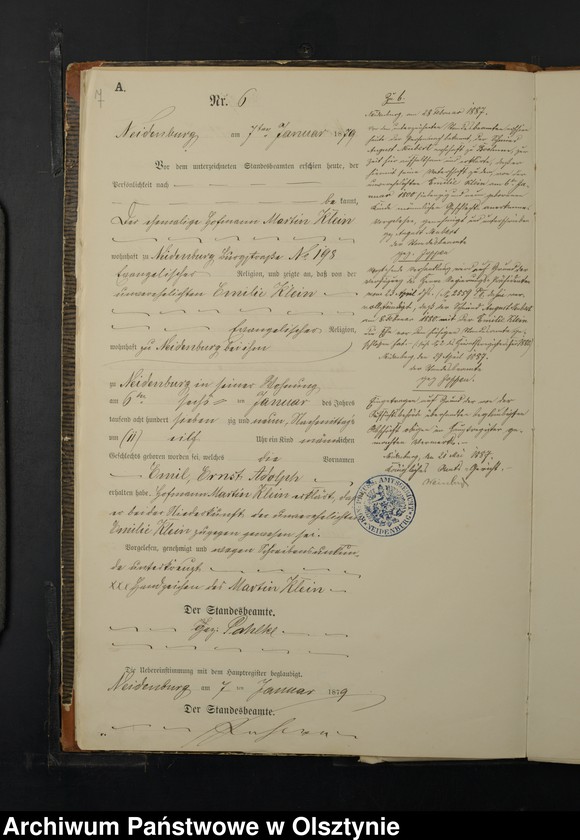 image.from.unit.number "Geburts-Neben-Register Nr 1 - 164"