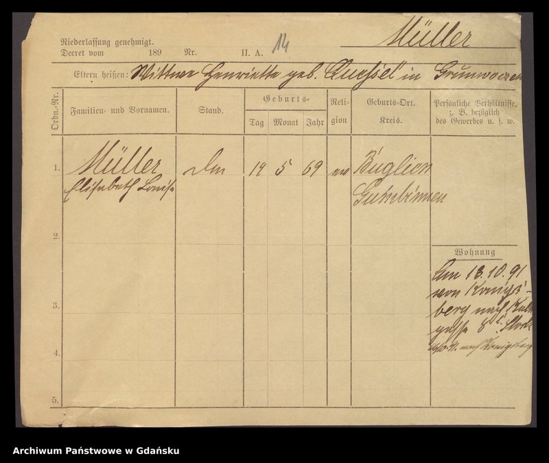 image.from.unit.number "Karty meldunkowe: Müller Edwin - Müller Gustav"