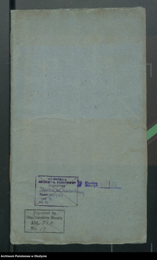 image.from.unit.number "Kirchen Rechnung über Einnahme und Ausgabe bei der ewangelischen deutschen und polnischen Kirche zu Riesenburg"