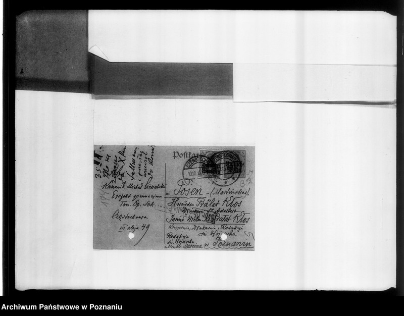 Obraz 9 z jednostki "Królestwo Polskie [korespondencja i sprawozdania z działalności różnych towarzystw z terenu Królestwa Polskiego, między innymi Polskiego Towarzystwa Pomocy dla Ofiar Wojny.]"