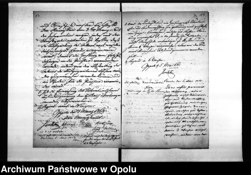 Obraz 16 z jednostki "Acta des Magistrats zu Oppeln betreffend den projektirten Bau eines Ringziegelofens auf Oberschale"
