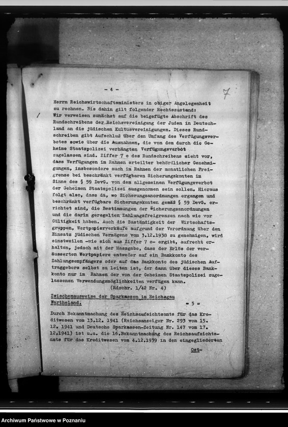 Obraz 11 z jednostki "Rundschreiben der Sparkassen und Giroverbandes Wartheland"