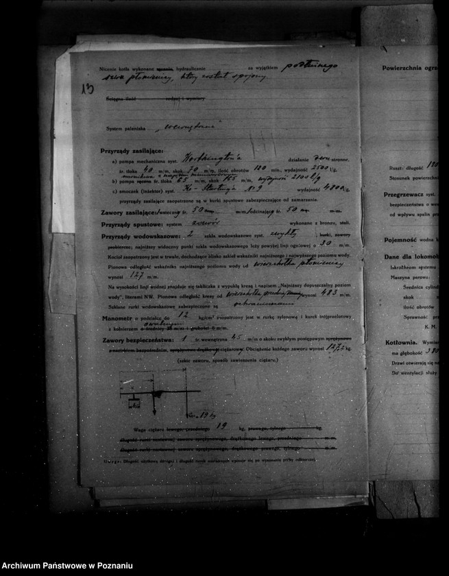 Obraz 17 z jednostki "Młyn parowy E. Litwińskiego w Szamotułach nr woj. kotła 162"