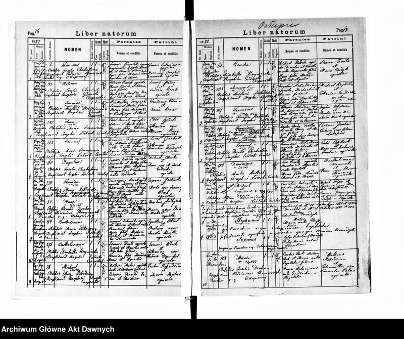 image.from.unit.number "Parafia: Grzymałów. Dekanat: Skałat. Księga metrykalna urodzeń dla wsi Ostapie*."