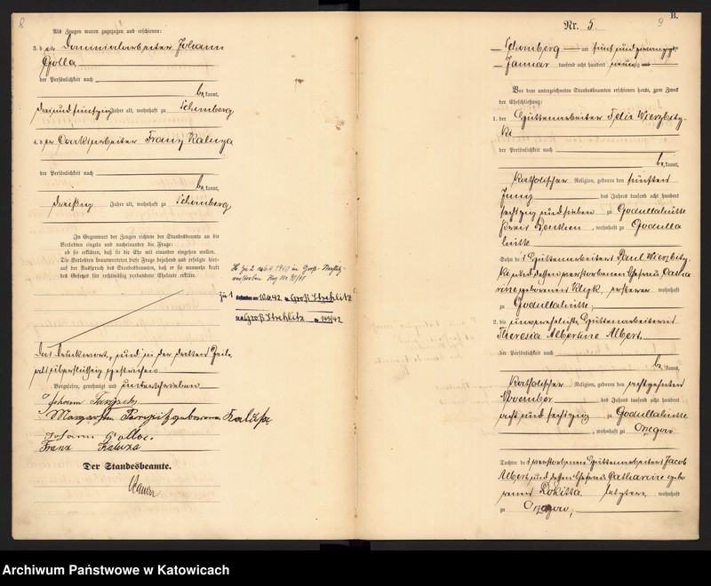 image.from.unit.number "Księga Małżeństw [ Heiraths-Haupt-Register ] nr 1 - 70"