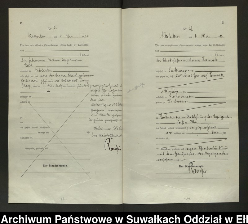 image.from.unit.number "Sterbe=Haupt=Register des Königlichen Preussischen Standes-Amtes Nikolaiken Kreis Sensburg"