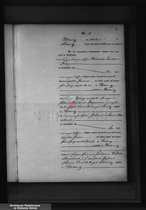 Obraz 6 z jednostki "Heirats-Haupt-Register"