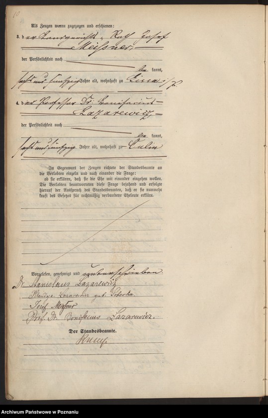 Obraz 13 z jednostki "Księga małżeństw t. III"