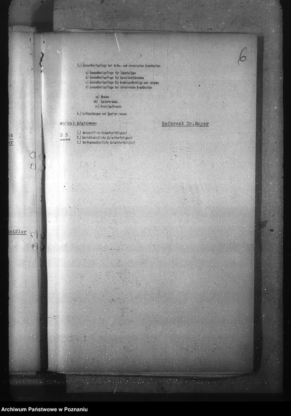 Obraz 10 z jednostki "Wykaz akt dla wydziału Gesundheitswesen und Volkspflege"