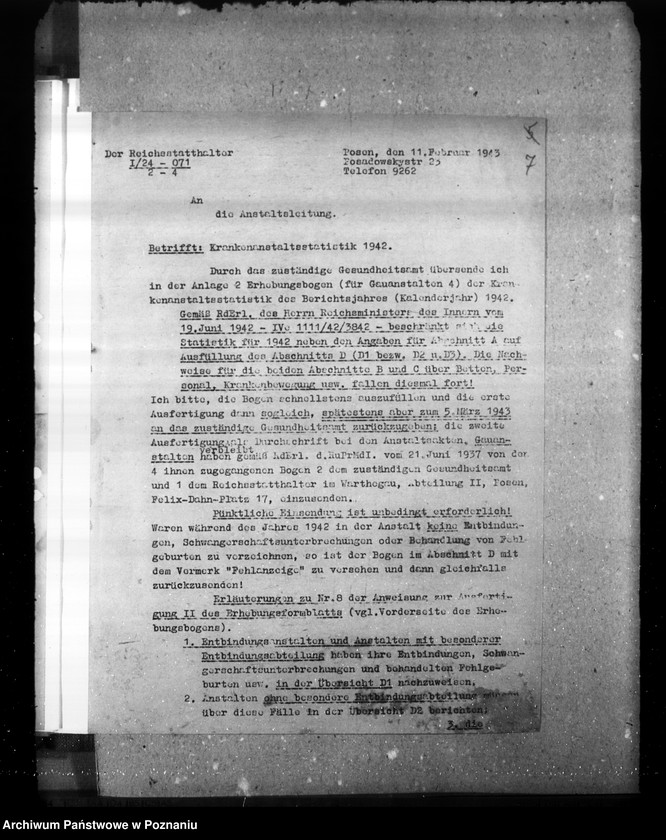 Obraz 11 z jednostki "Krankenanstalts- Statistik"