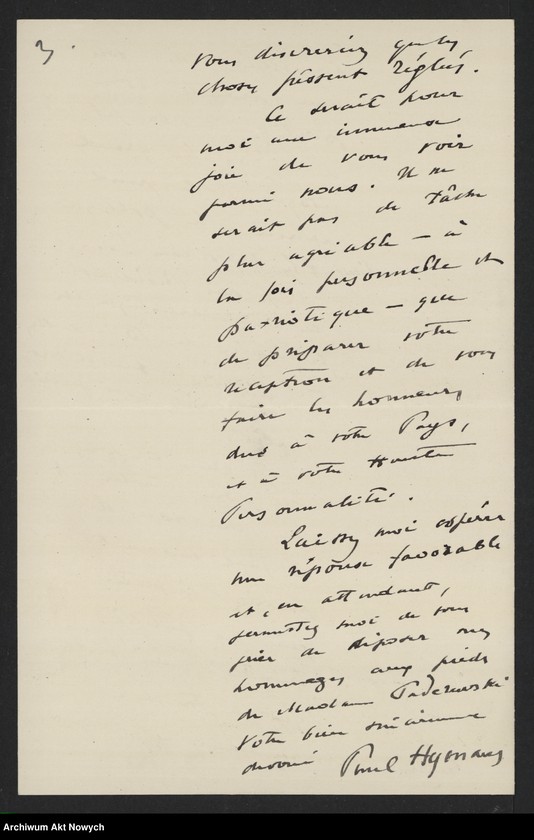 image.from.unit.number "Hymans Paul i Thérese; Załączniki: a) zaproszenie; b) wycinek prasowy; L.13 (odpowiedzi - rękopisy)"