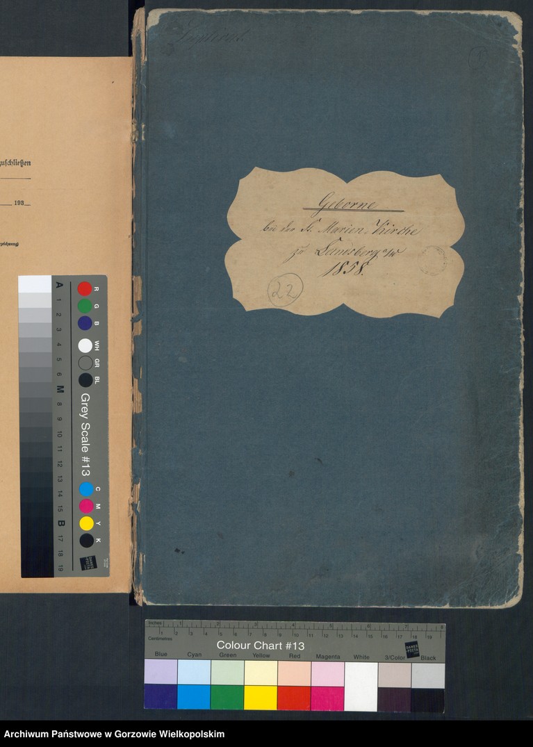 image.from.unit.number "Duplikate der Hauptkirche zu Landsberg an der Warthe (zawiera też księgę zgonów Konkordien Kirche z 1858 r.)"