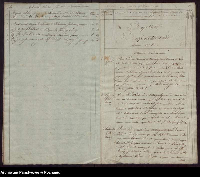 Obraz 11 z jednostki "Duplikaty Urodzonych, Zaślubionych i Zmarłych."