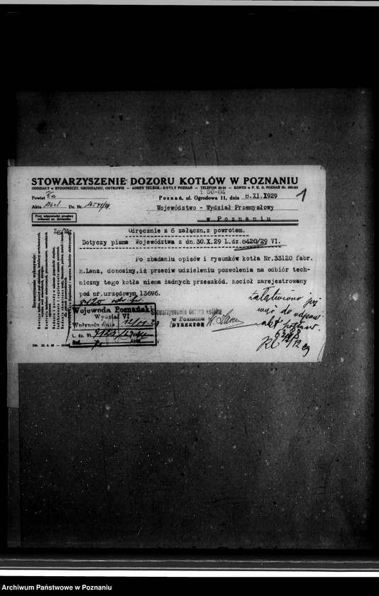 image.from.unit.number "Majętność ziemska w Chociczy Małej powiat wrzesiński własność L. Dembińskiego nr woj. kotła 6388"