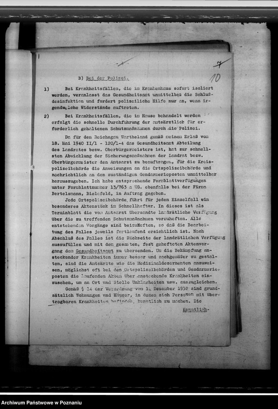 Obraz 14 z jednostki "Zarządzenia w sprawie zwalczania zaraźliwych chorób"