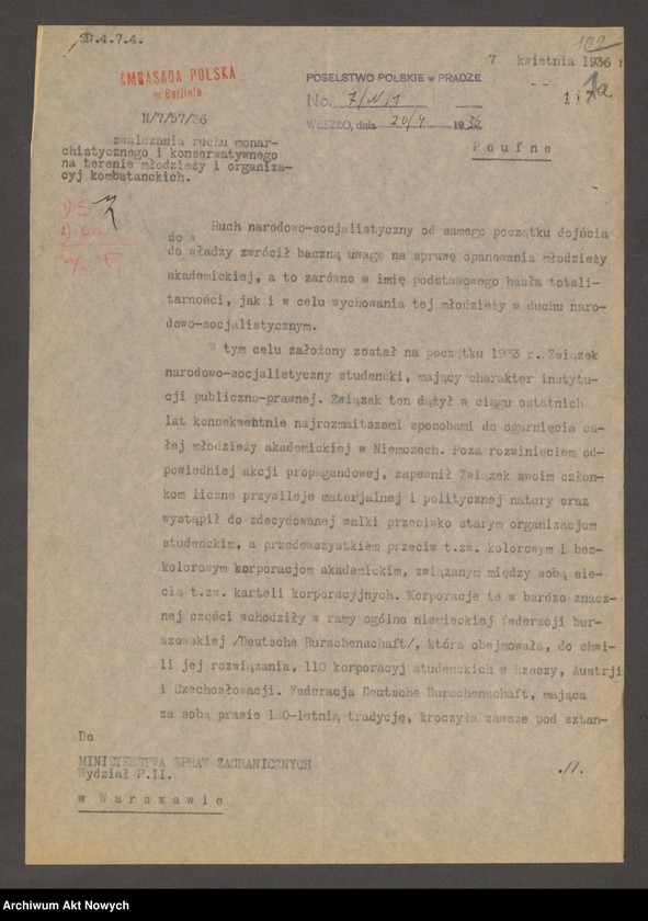 image.from.unit "Niemcy: Polityka organizacji narodowo-socjalistycznych wobec organizacji studenckich (raport Ambasady RP w Berlinie)"