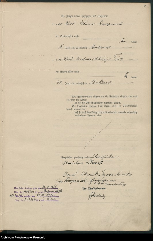 Obraz 7 z jednostki "Heirats-Haupt-Register"