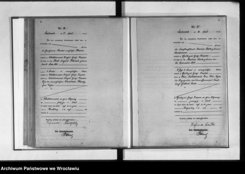 image.from.unit.number "Sterbehauptregister des Standesamtes Laskowitz 1882"
