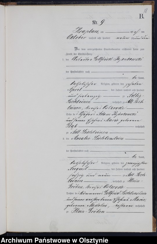 image.from.unit.number "Heiraths-Neben-Register Nr 1 - 13"