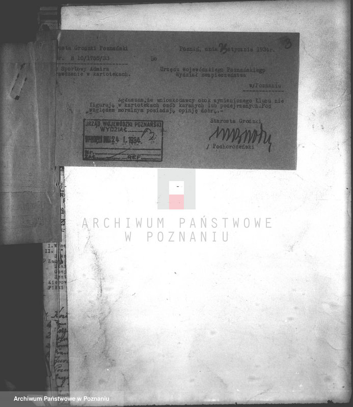 Obraz 7 z jednostki "/Klub Sportowy,,Admira" w Poznaniu/"