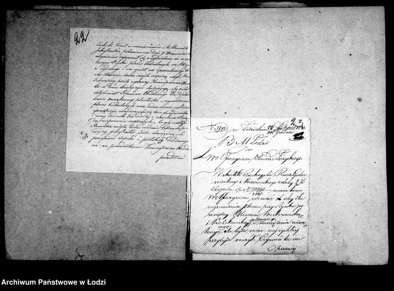 Obraz 19 z jednostki "Akta ławnika czynnego osady rękodzielniczej Łódki tyczące się melioracji miasta i nazwy ulic"
